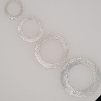 Ring, Flat  brushed 31mm / 3 pieces / silver