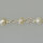 Silver Chain with Freswater Pearl 4mm / 1cm / silver
