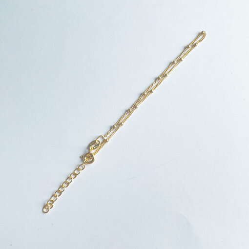 Bracelet 16+3cm / 3 pieces /  gold