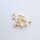 Süsswasserperle Süßwasserperle 3mm / 10g / ca. 97 Stück / gold