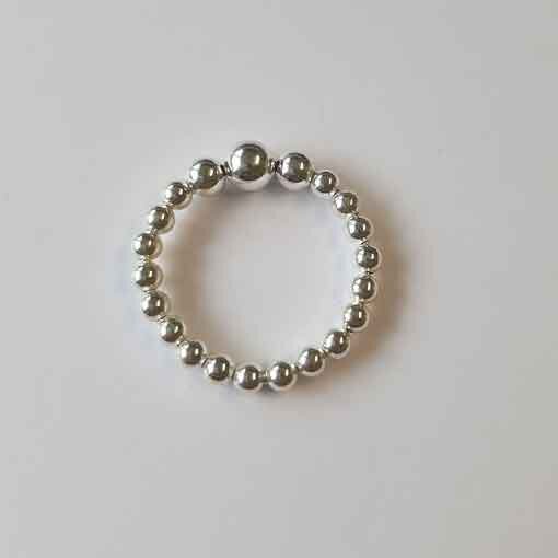 Ring Größe 54 / 1 Stück / silber