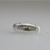 Dreieck mit Schnecke 19mm / 2 Stück / silber