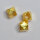 Faceted Spacer Bead 5mm / 10g / approx. 23 pieces / gold