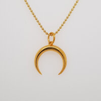 Halbmond 20mm / 1 Stück / gold