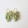 Semi Precious Stone Earrings Onyx / 1 pair / gold