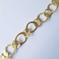 Silver Chain 27 x 21mm / 1cm / gold