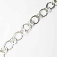 Silver Chain 27 x 21mm / 1cm / gold
