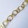 Silberkette 27 x 21mm / 1cm / gold