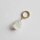 Semi Precious Gemstone drop Moonstone / 5g / approx. 12 pieces / gold