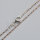 Silver Chain 50cm / 1 piece / rosè