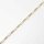 Silver Chain 6,5 x 2,5mm / 1cm / gold