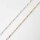 Silberkette 6,5 x 2,5mm / 1cm / gold