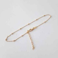 Armkettchen 16+3cm / 3 Stück / gold