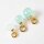 Aqua Chalcedon Pendant 8mm / 1 piece / gold