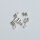 Quetschröhrchen 2 x 1.5mm / 10g / ca.500 Stück / silber