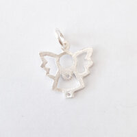 Angel Pendant  16 x 16mm / 3 pieces / silver