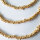 Nugget, Strang ca. 4-5mm / Strang ca. 30cm / gold
