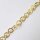 Silberkette 12mm / 1cm / gold