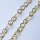 Silver Chain by the meter 12mm / 1cm / gold