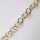 Silver Chain by the meter 12mm / 1cm / gold