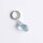 Semi Precious Gemstone Drop Topas / 5g / approx. 9 pieces / silver
