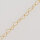 Herzchenkette 4 x 3mm / 1cm / gold