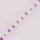 Silberkette mit Amethyst 3,5mm / 1cm / silber