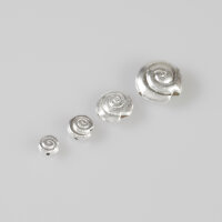 Schnecke 18mm / 10g / ca. 4 Stück / silber