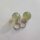 Prehnite Pendant 12mm / 3 pieces / silver