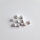 Herz 5mm / 10 Stück  / silber poliert
