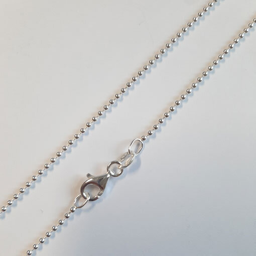 Kugelkette klassisch 1,5mm / 42cm / 1 Stück / silber