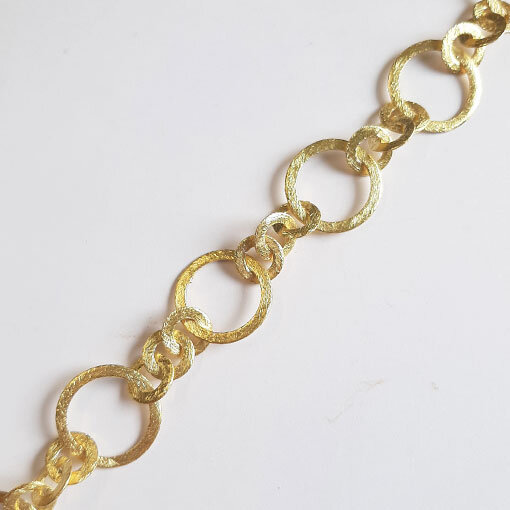 Silver Chain 16mm / 1cm / gold