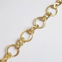 Silberkette 16mm / 1cm / gold