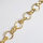 Silberkette 16mm / 1cm / gold