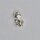 Kugel moon cut 4mm / 10g / ca. 108 Stück / silber