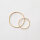 Ring 35mm / 10 Stück / gold