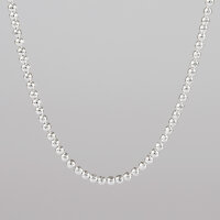 Kugelkette, exclusiv 70cm / 1,5mm / 1 Stück / silber