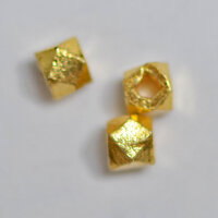 Faceted Spacer Bead 2,9mm / 10g / approx. 86 pieces / gold