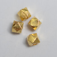 Octaeder, vergoldet 2,9mm / 10g / ca. 86 Stück / gold