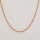 Kugelkette, exclusiv 60cm / 1,5mm / 1 Stück / rosé