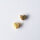 Herz 5mm / 10 Stück  / gold poliert