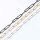Silver Chain 14 x 5mm / 1cm / silver