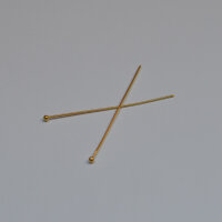 Nagel, gelbvergoldet 52 x 0,6mm / 10g / ca. 53 Stück...