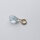 Halbedelsteintropfen pink Opal / 5g / ca. 10 Stück / gold