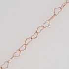 Silver Chain 4 x 3mm / 1cm / silver