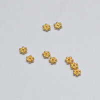 Blümchen 5mm / 10g / ca. 55 Stück / gold