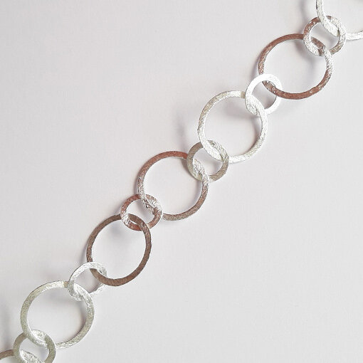 Silberkette 22mm und 13mm / 1 cm / silber