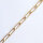 Silver Chain 14 x 5mm / 1cm / black