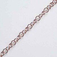 Silberkette 3,3mm  / 1cm / gold