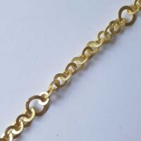 Silberkette 12mm / 1cm / bicolor